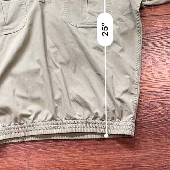 Cabela's Safari Series Men's Shirt Sz M Khaki Beige Short Sleeve Pockets - Picture 9 of 11